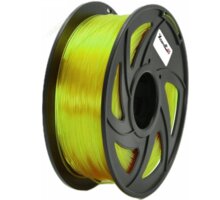 XtendLAN tisková struna (filament), PETG, 1,75mm, 1kg, průhledný žlutý 3DF-PETG1.75-TYL 1kg