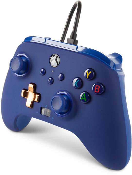PowerA Enhanced Wired Controller, Midnight Blue (PC, Xbox Series, Xbox ONE)_1865343875