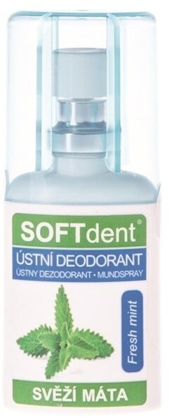 Deodorant SOFTdent, ústní, Fresh mint, 20 ml