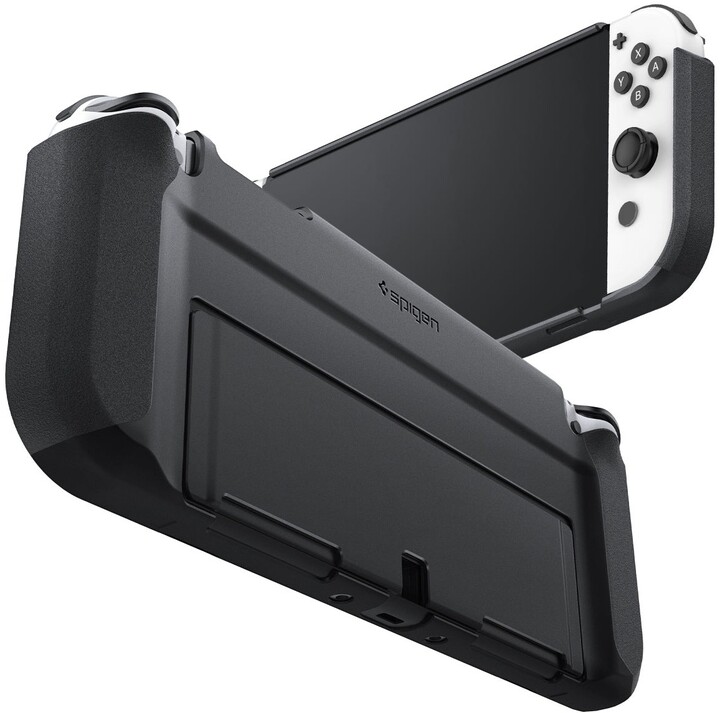 Spigen ochranné pouzdro Thin Fit pro Nintendo Switch OLED, černá_1902916344