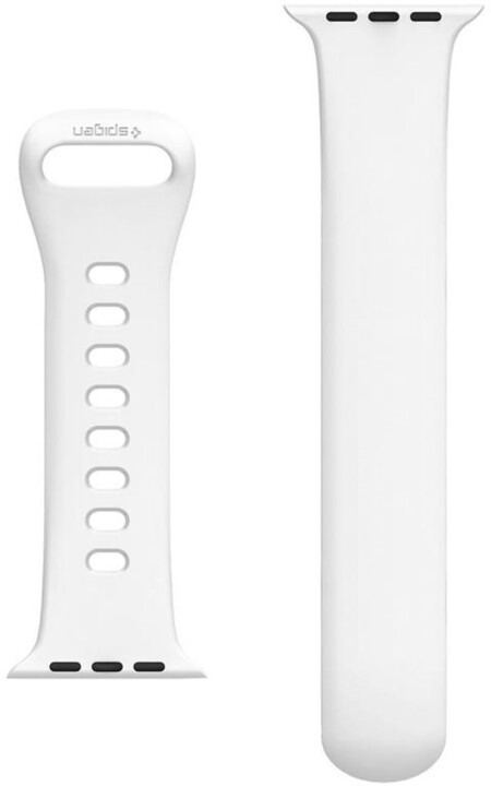 Spigen silikonový řemínek pro Apple Watch 44/42 mm, bílá_533815464
