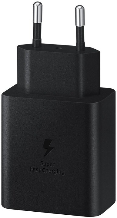 Samsung nabíječka s podporou rychlonabíjení (45W) s kabelem USB-C, černá_1782804056