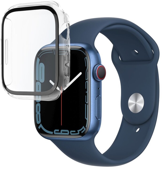 FIXED ochranné pouzdro Pure s temperovaným sklem pro Apple Watch 41mm, čirá_568147344