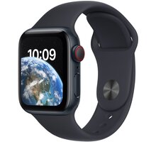 Apple Watch SE 2022, Cellular, 40mm, Midnight, Midnight Sport Band_1993838355