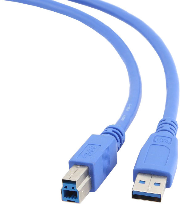 Gembird CABLEXPERT kabel USB A-B 1,8m 3.0, modrá_1869600324