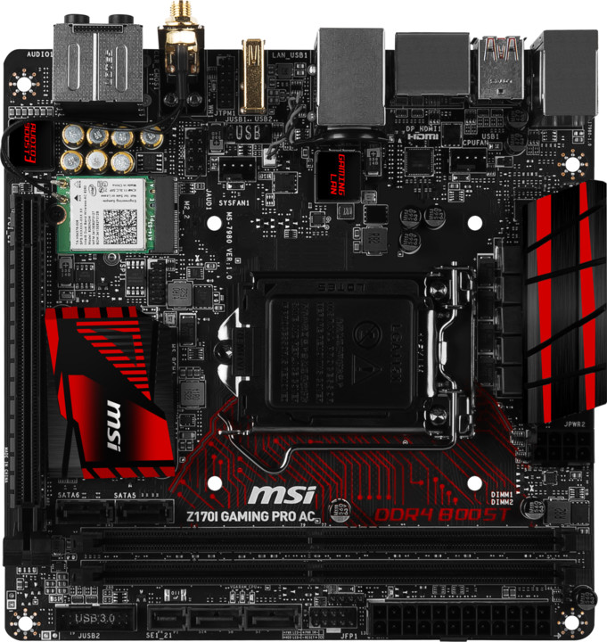 Msi z170i gaming pro ac обзор