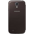 Samsung flipové pouzdro S-view EF-CI950BA pro Galaxy S4, hnědá_416783930