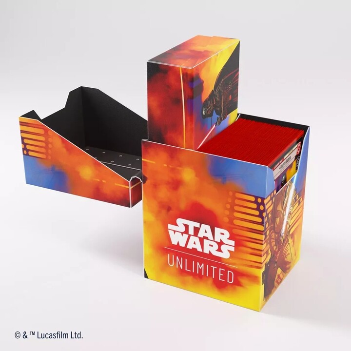 Krabička na karty Gamegenic - Star Wars: Unlimited Soft Crate, Luke/Vader_1157470540