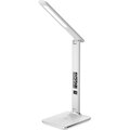 IMMAX LED stolní lampička Kingfisher, Qi nabíjení, bílá_11562825