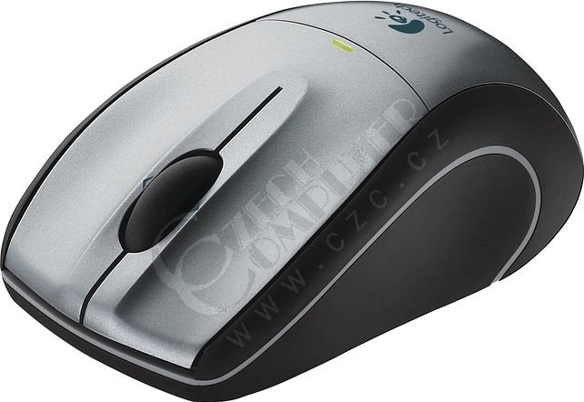 Logitech V450 Nano Cordless Laser Mouse for Notebooks, stříbrná_1003190641