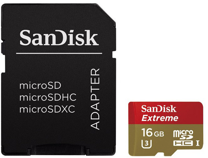 SanDisk Micro SDHC Extreme 16GB 90MB/s UHS-I U3 + SD adaptér_1616755168