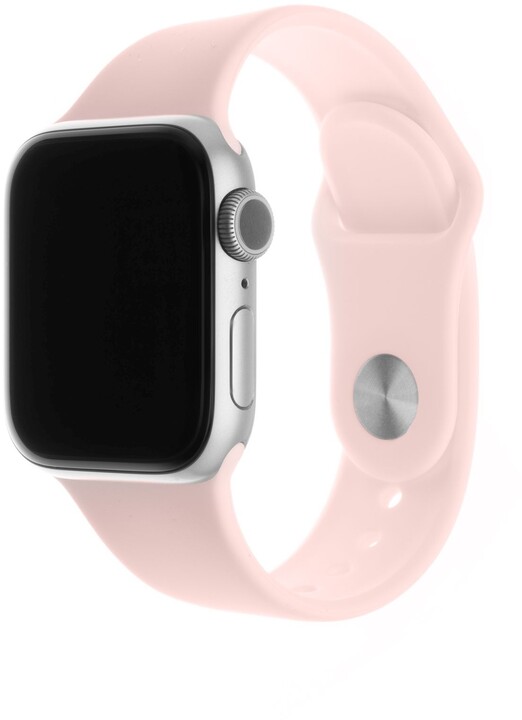 FIXED silikonový řemínek pro Apple Watch, 38/40mm, růžová_1158468427