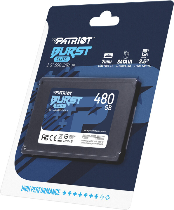 Patriot Burst Elite, 2,5" - 480GB_666717224