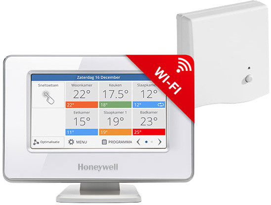 Honeywell Evohome Touch WiFi ATP921R3052, řídící jednotka s napájením + BDR91 Česká verze_550494937