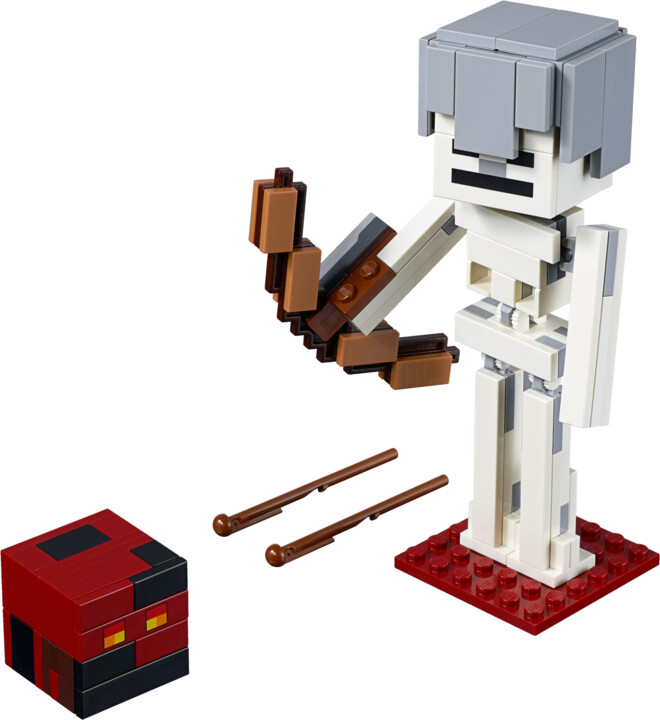 LEGO® Minecraft® 21150 Minecraft velká figurka: Kostlivec s pekelným slizem_1161201387