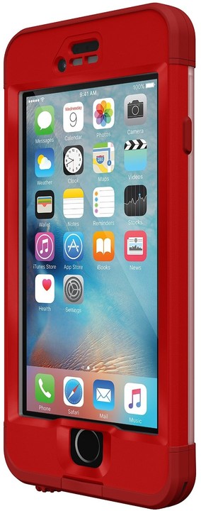 LifeProof Nüüd poudro pro iPhone 6s, odolné, červená_1712131954