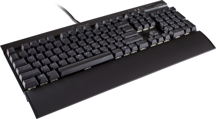 Corsair vyměnitelné klávesy PBT Double-shot, Cherry MX, 104/105 kláves, černé, US/UK_1169287450