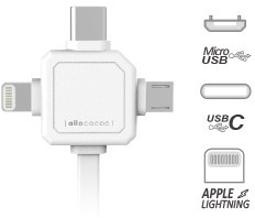 PowerCube Cable 1.5m, USB-C, bílý_1399296496