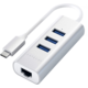 Satechi Type-C 2v1 3 Port USB 30 HUB Ethernet, stříbrná_1319988504