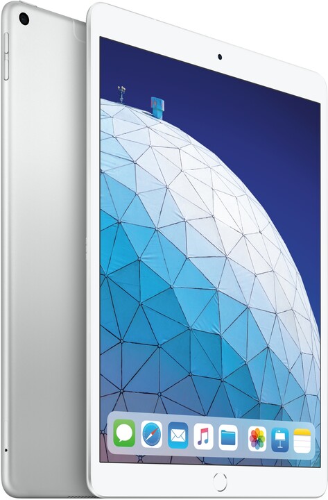 Apple iPad Air, 64GB, Wi-Fi + Cellular, stříbrná, 2019 (3. gen.)_1483660198