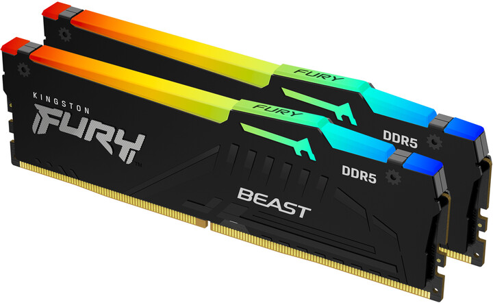 Kingston Fury beast RGB 32GB (2x16GB) DDR5 5600 CL36, AMD EXPO_1542259831