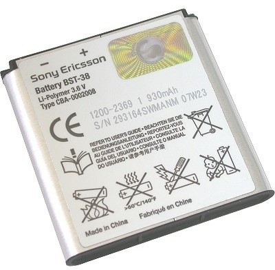 Sony Ericsson BST-38 baterie Li-Pol 930mAh (BULK)_987244098