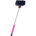 Forever MP-100 selfie tyč s ovládacím bluetooth tlačítkem, růžová_671837459