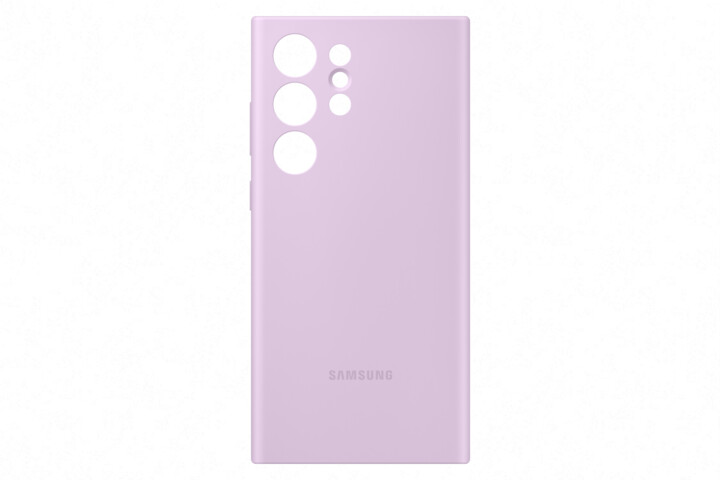 Samsung silikonový zadní kryt pro Galaxy S23 Ultra, fialová_1082211713