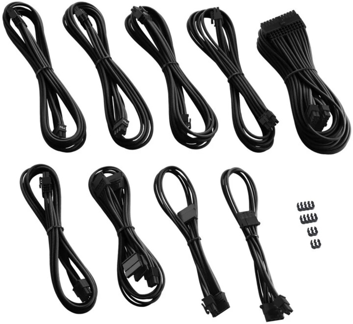 CableMod C-Series PRO ModMesh Cable Kit RMi/RMx/RM (Black Label) - černá_424658431
