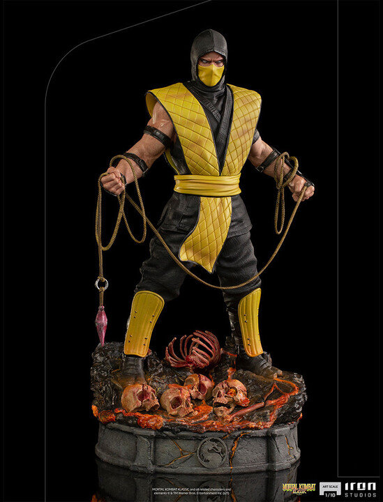 Figurka Iron Studios Mortal Kombat - Scorpion Art Scale, 1/10_374565879