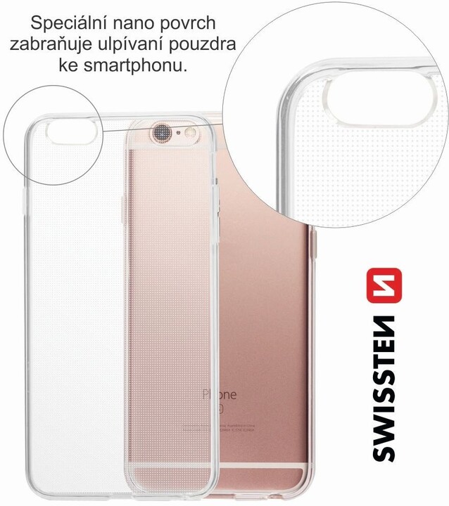 SWISSTEN ochranné pouzdro Clear Jelly pro iPhone 7/8/SE (2020), transparentní_493332614