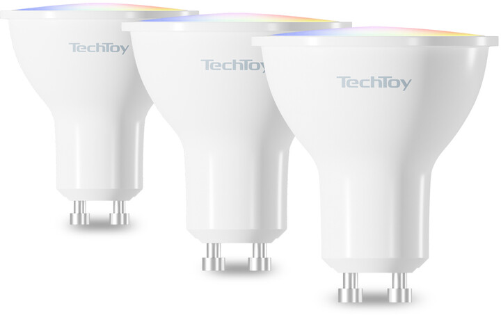 TechToy Smart Bulb RGB 4.5W GU10 3pcs set_643327950