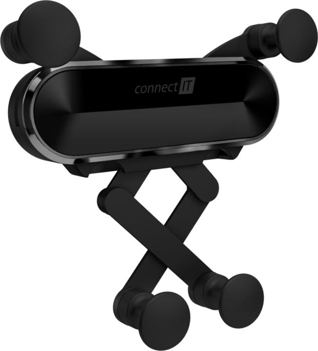 CONNECT IT InCarz SPIDER univerzální držák na mobilní telefon do auta, černo-stříbrná