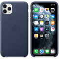 Apple kožený kryt na iPhone 11 Pro Max, půlnočně modrá_1651107414