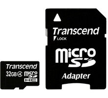 Transcend Micro SDHC 32GB Class 4 + adaptér_711964159
