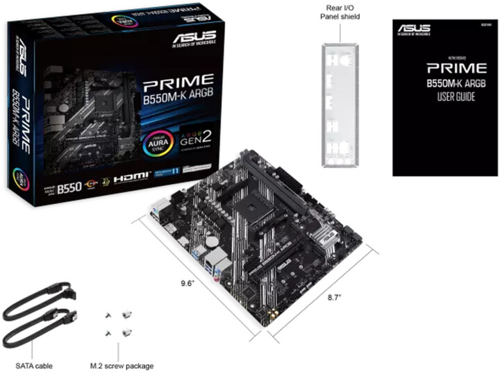 ASUS PRIME B550M-K ARGB - AMD B550_328563532