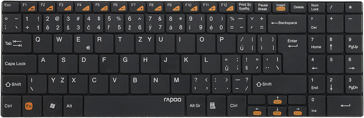 Rapoo E9070, černá, CZ