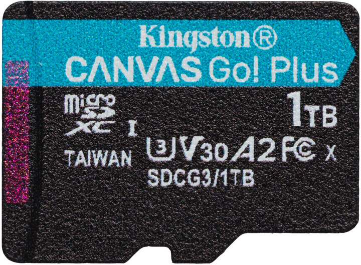 Kingston Micro SDXC Canvas Go! Plus 1TB 170MB/s UHS-I U3_1425486981
