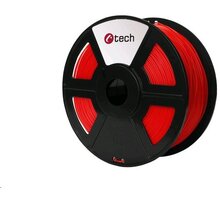 C-TECH tisková struna (filament), PLA, 1,75mm, 1kg, fluoresenční červená_1241060018