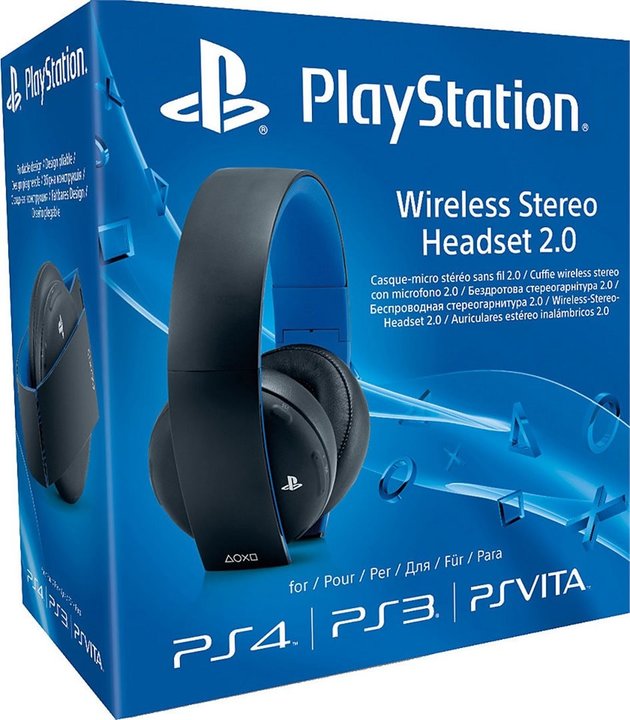 PlayStation - Wireless Stereo Headset 2.0, černá_298901073
