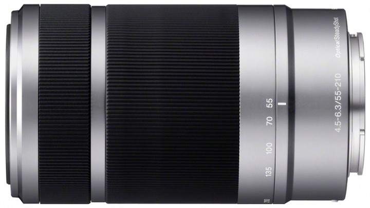Sony 55–210mm f/4.5–6.3 OSS, stříbrná_221010850