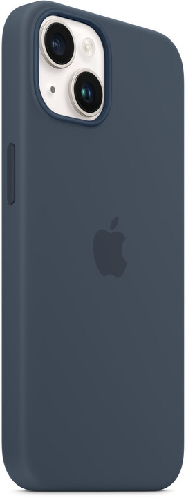 Apple Silikonový kryt s MagSafe pro iPhone 14, bouřkově modrá_1379475489