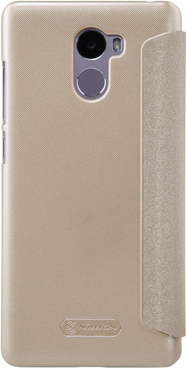 Nillkin Sparkle Leather Case pro Xiaomi Redmi 4, zlatá_1425556243