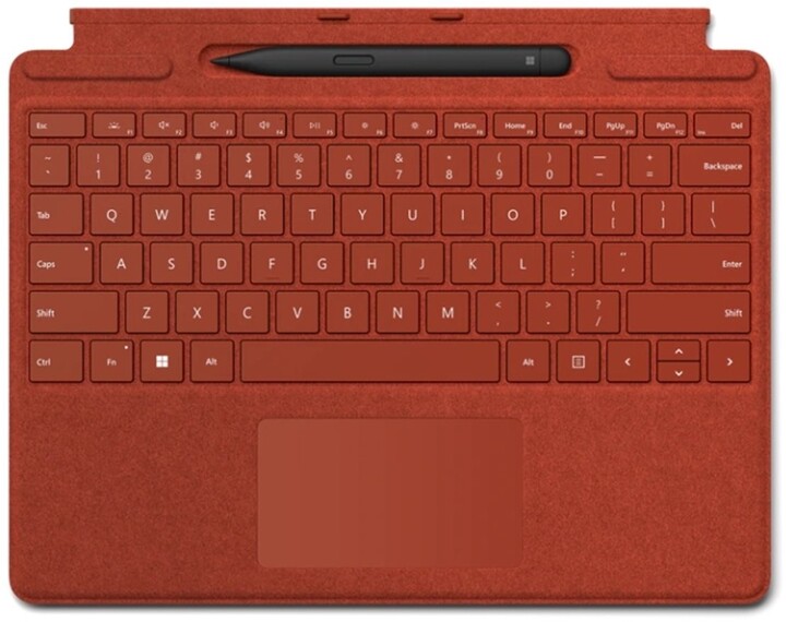 Microsoft Surface Pro Signature Keyboard + Pen bundle (Poppy Red), ENG_1761064373