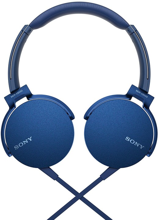 Sony MDR-XB550AP, modrá_870525822