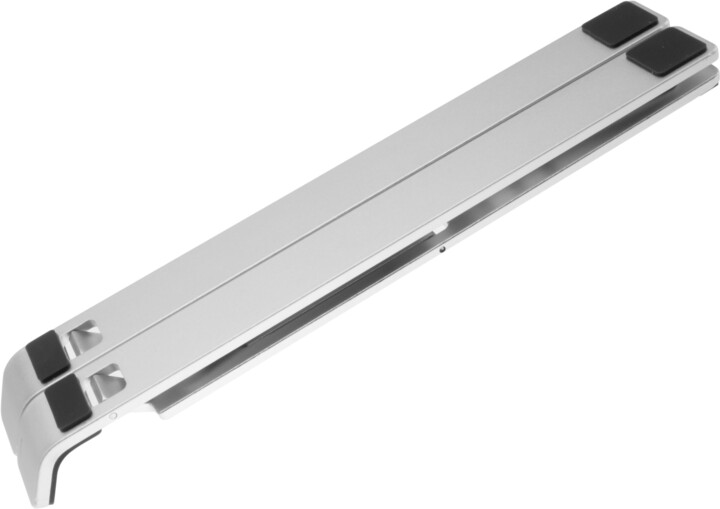 FIXED stojánek Frame Fold pro tablet/notebook, univerzální, stříbrná