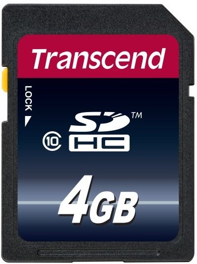 Transcend SDHC 4GB Class 10_427456357