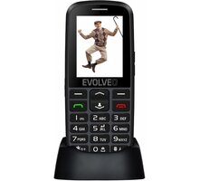 Evolveo EasyPhone EG s nabíjecím stojánkem, černá SGM EP-550-EGB