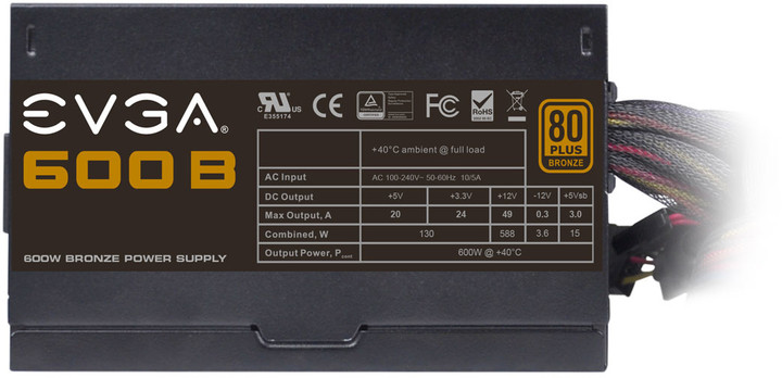 EVGA 600B Bronze Power Supply 600W_1631320268