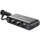 YENKEE nabíjecí adaptér do auta YAC 470, 3x USB-A, USB-C, 3x 12V, černá_1836761798